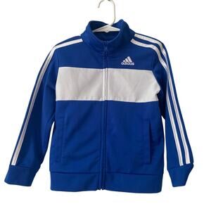 Adidas Little Boys Long Sleeve Zipper Track Jacket NWT 3T